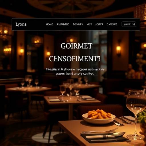 Conception du site web pour Le Fleurie, un restaurant gastronomique à Lyon